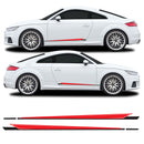 Sport Quattro Side Stripe Kit Exact Fit Air Release Vinyl Fits Audi TT TTS MK3