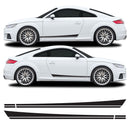Side Door Sport Stripe Kit Exact Fit Air Release Vinyl Fits Audi TT MK3