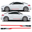 Sport Side Stripe Kit Exact Fit Air Release Vinyl Fits Audi TT TTS mk3