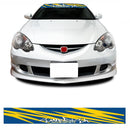 Sweden Performance Flag Novelty Sweden Car Windscreen Sunstrip Banner Stick