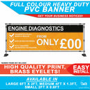 Engine Diagnostics Car Garage PVC Banner