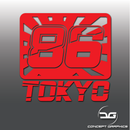 86 Racers JDM Drift Car Vinyl Decal Sticker