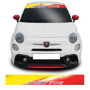 Fiat 500 Abarth Pista Track Windscreen Sunstrip Banner Sticker