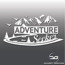 Adventure Seeker Car, Laptop, Camper Vinyl Decal Sticker