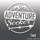Adventure Seeker Arrow Funny Vinyl Decal Sticker