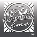 Adventure Time Funny Novelty Car Camper Van Vinyl Decal Sticker