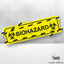 Biohazard Symbol Funny Vinyl Decal Slap Sticker