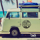 Born for the Outdoors Camper Van Vinyl Decal Sticker