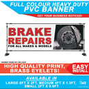 Car Automotive Brake Repairs garage service banner Sign