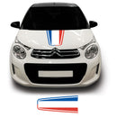 Citroen C1 2014 Onwards French Flag Bonnet Racing Stripe Vinyl Decal Sticker Graphic