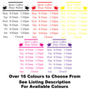 Coffee Shop Personalised Opening Hours Times Sign Colours Available