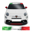 Fiat 500 Stradale Italia Windscreen Sunstrip Banner Sticker