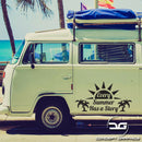 Every Summer Has A Story Camper Van Vinyl Decal Sticker