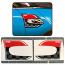 F56 Union Jack Side Trim Badge Sticker Inlays For Mini Cooper F56