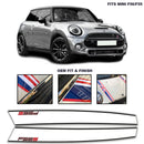 F56s Bonnet Stiripes Decals Fits Mini Cooper F56 F55 Bubble Free Exact OEM Fit