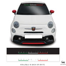 Fiat 500 Abarth 595 Sunstrip Racing Italian Flag Tri Colour