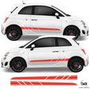 Fiat 500 595 696 Abarth 2008 Onwards Side Stripe Vinyl Decal Sticker Graphics