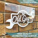 Old Guys Garage Novelty Funny Wall Mounted Acrylic Sign