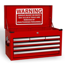 Funny Warning Serious Injury Quote Joke Novelty Garage Workshop Tool Box Vinyl Decal Sticker