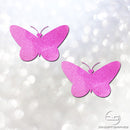 2x Glitter Butterfly's Car, Laptop, Bike, Macbook Vinyl Decal Stickers