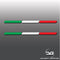 2x  Italy Italian Flag Stripe Euro Car Vinyl Decal Stickers