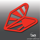 JDM Rising Sun Japanese Leaf Vinyl Decal Sticker