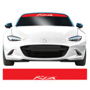 NA MK1 Mazda MX5 Jinba Ittai Kanji JDM Windscreen Sunstrip Vinyl Banner Sticker
