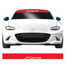 ND MK4 Mazda MX5 Jinba Ittai Kanji JDM Windscreen Sunstrip Vinyl Banner Sticker