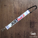 Just Send It Funny JDM Car Mini Lanyard Keyring Red