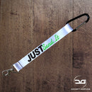 Just Send It Funny JDM Car Mini Lanyard Keyring Green