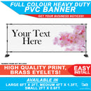 Florist flowers custom text advert banner sign