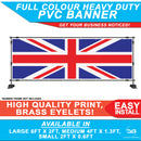 Uk Union Jack Outdoor Pvc Banner Sign