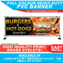 Fast Food served here take away banner sign