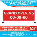 Custom Date Grand Opening Shop Business Banner Sign