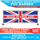 Union Jack PVC Banner Sign Made In England