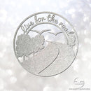 Live For The Road Car, Laptop, Macbook, Camper Glitter Vinyl Decal Sticker