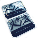 Jinba Ittai Chrome 3D Domed Gel Decal Sticker Badge JDM Fits Mazda MX5 NA MK1