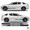 Genesis Mazda Rx8 Chequered Side Stripes Racing Kit