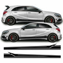 Mercedes A Class 2013 - 2018 W176 A45 AMG Lower Side Stripe Vinyl Decal Sticker Graphics Black