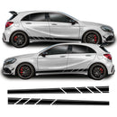 Mercedes A Class 2013 - 2018 W176 A45 AMG Side Stripe Vinyl Decal Sticker Graphics Black