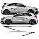 Mercedes A Class 2013 - 2018 W176 A45 AMG Door Side Stripe Vinyl Decal Sticker Graphics