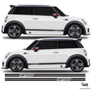 Union Jack R56 Full Side Stripe Sticker Graphics For R56 Mini Cooper S One JCW