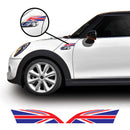 Mini Cooper F56 Gen 3 2014 Onwards Union Jack Side Wing Vinyl Decal Sticker Graphics