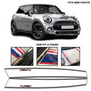 Turbo Exact Fit Bonnet Stripes For Mini Cooper F56 F55