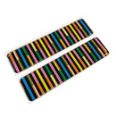 Multi Colour Car 3D Domed Gel Decal Badge Wing Fits Mini Cooper S One JCW F55 F56 F57