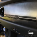 Mini Cooper S R53 Dashboard Vinyl Sticker