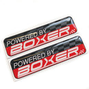 Powered By Boxer Engine 3D Domed Gel Decal Sticker Badges Fits Subaru BRZ GT86