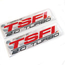 Powered By TFSI 2.0 Turbo 3D Domed Gel Decal Sticker Badges Fits Audi