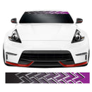 Arrow Fade Effect Car Windscreen Sunstrip Banner Sticker