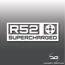 Mini Cooper S R52 Supercharged Pulley Car Vinyl Decal Sticker